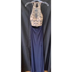 Two piece navy dress size 5/6